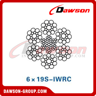 スチールワイヤロープ(6×19S-IWRC)(6×21S-IWRC)(6×25F-IWRC)(6×26WS-IWRC)、油田用ワイヤロープ、油田用スチールワイヤロープ