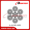 Cable de acero (6×K36WS-IWRC)(6×K36WS-EPIWRC)(6×K41WS-IWRC)(6×K41WS-EPIWRC), cable de acero para oceanografía