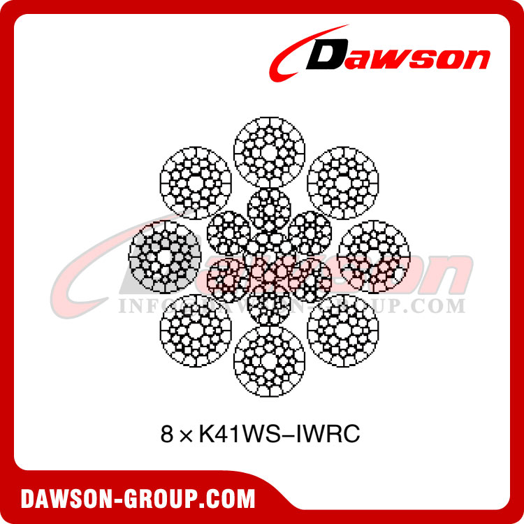 حبل سلك فولاذي (8×K36WS-IWRC)(8×K36WS-EPIWRC)(8×K41WS-EPIWRC)(8×K41WS-IWRC)، حبل سلكي لعلوم المحيطات