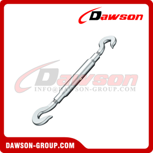 DIN 1478 Талреп для стальных труб с крюком и крюком