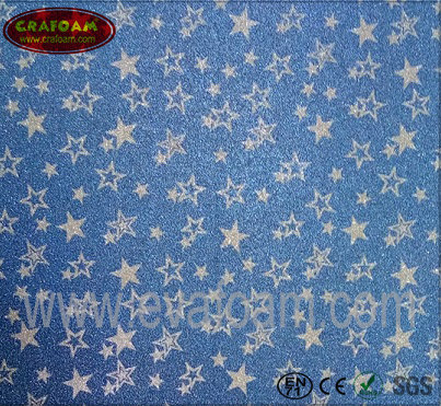 Glitter Film EVA Foam Sheets (Star)