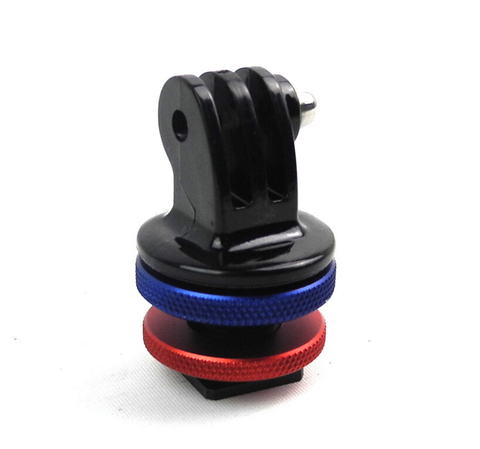 Aluminum Hot Shoe Tripod Gopro Mount Adaptor for Underwater Housings 