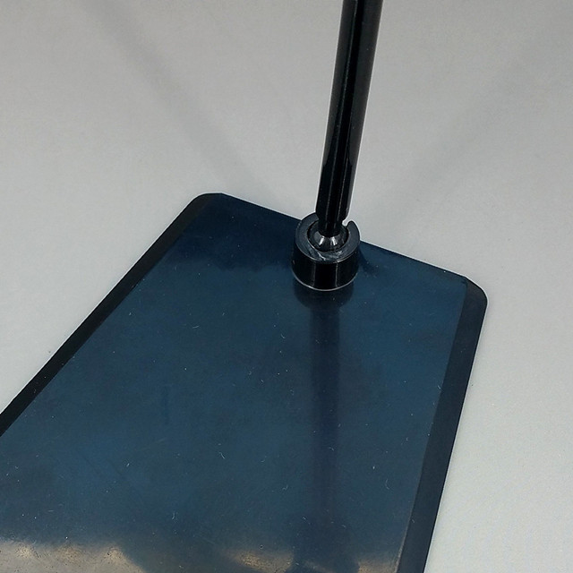 C026 Plastic POP Foldable Sign Price Tag Card Display Clips Holder Stands H157mm In Black Good Quality