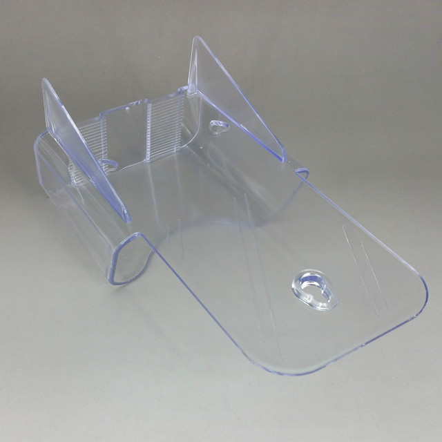 BH-L1A6 Clear A6 Phamplet Pocket Plastic Brochure Literature Display Holder Stand To Insert Leaflet On Desktop