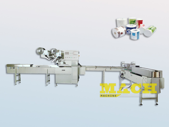 Automatic Single Toilet Tissue Paper Roll Packing Machine