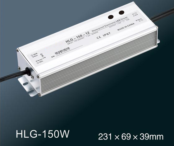 Электропитание полной функции HLG-150W регулируемое водоустойчивое