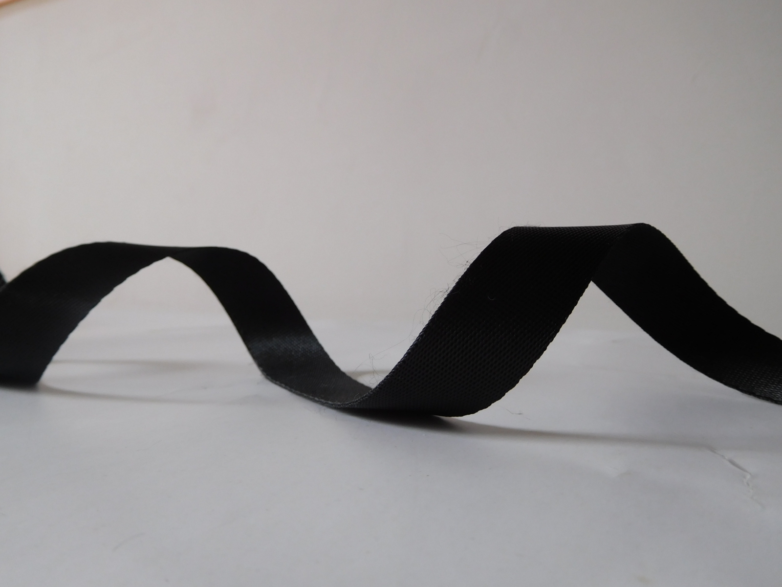 20mm black polyester webbing for safety hats belt