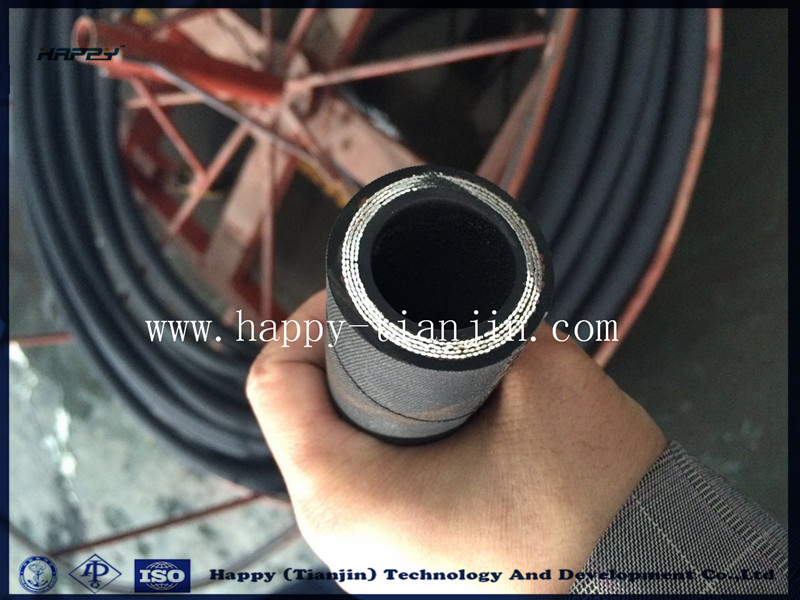 manguito de alta presión resistente espiral de cuatro cables del petróleo hidráulico 4SH