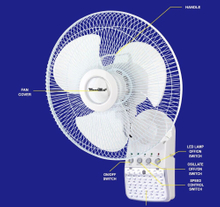 12 inches rechargeable fan
