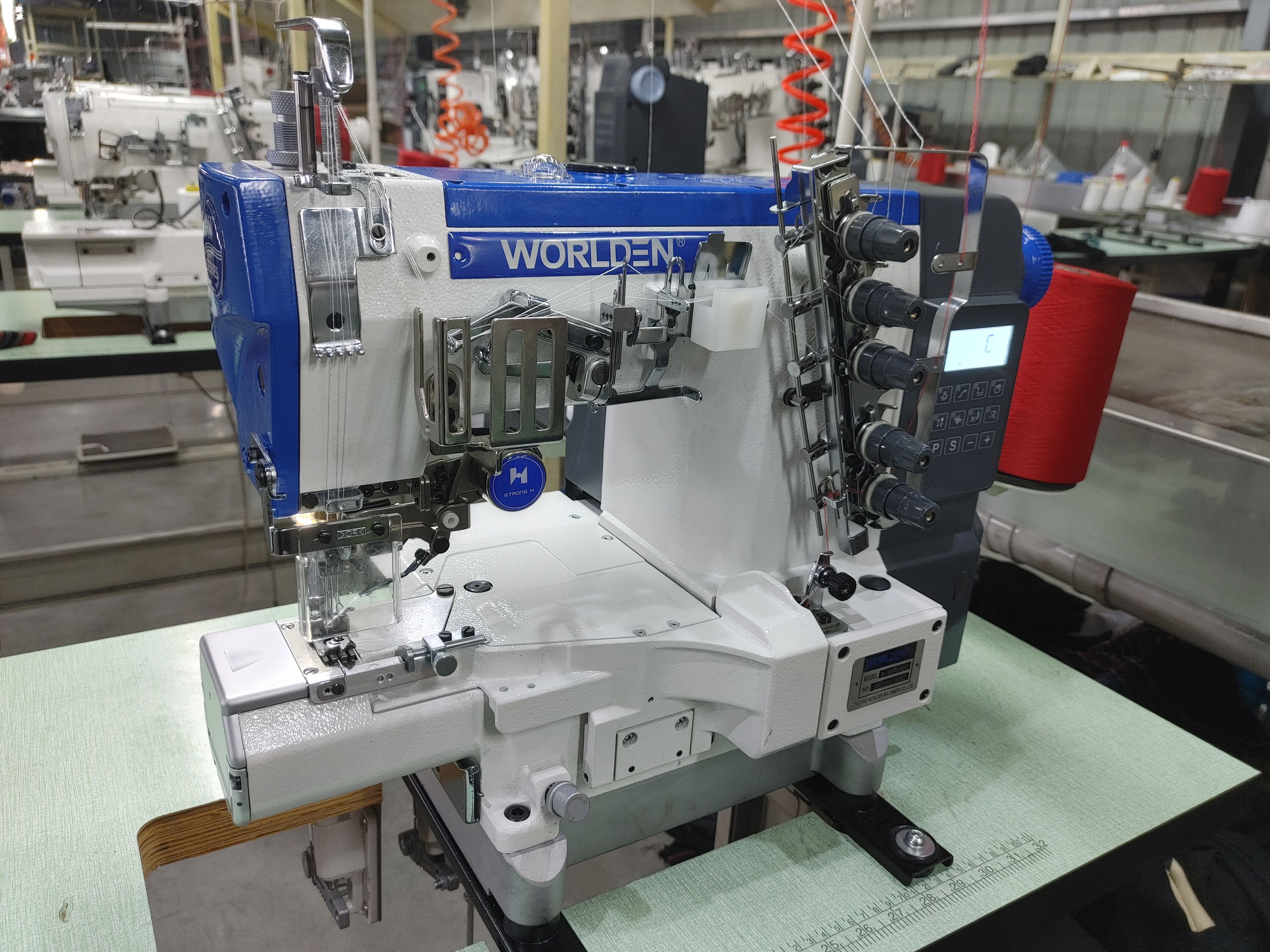 Wd-3600-01CB/UT Stepper Motor Full Automatic Cylinder Bed Interlock Sewing Machines