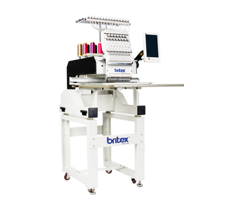 BR-1501 Single Head 15 Needles Flat Cap Garment Computer Embroidery Machine 360x510mm