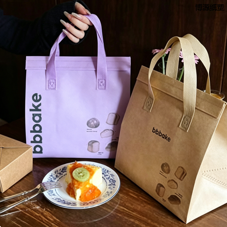 Custom Logo Insulated Beverage Tote Bag, Single Cup Vertical Thermal Packaging Bag with Inner Heat Insulation Aluminum Film for Cafes, Milk Tea Shops and Catering Takeout Delivery
