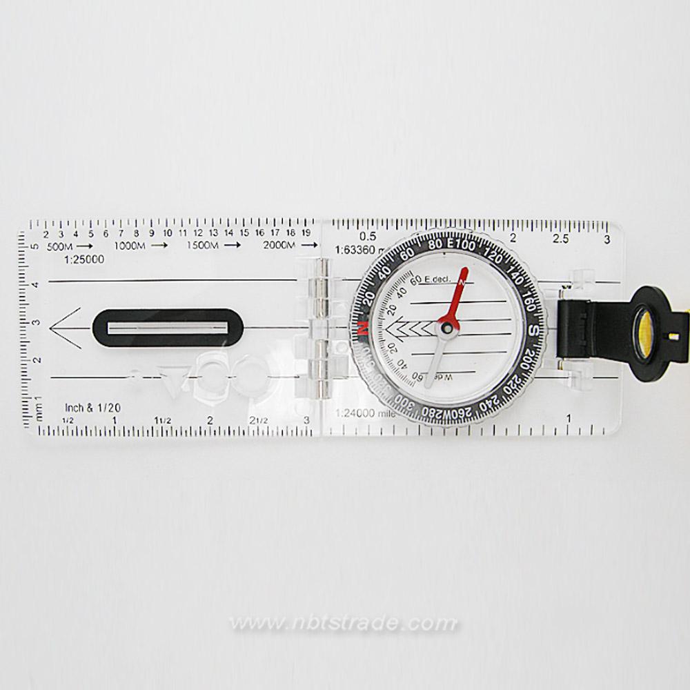  Multi Function Liquid Filled Compass Map Scale DC40-2