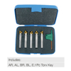 5pcs standard tool holders set