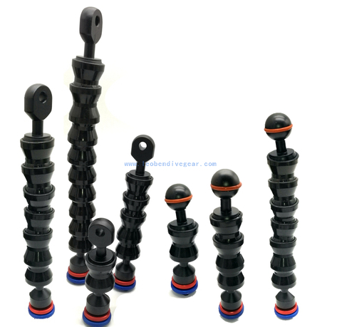 3/4" Underwater Flex Arm with Hotshoe to YS /Ball End