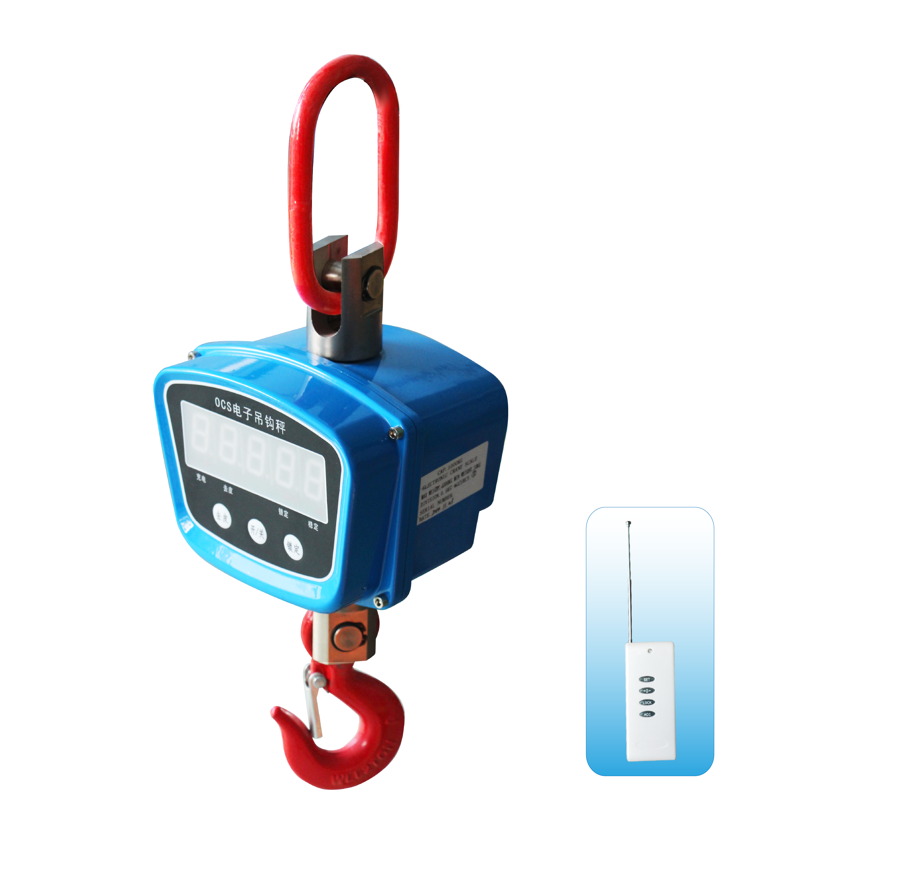 VISION Crane Scale 50/150/300kg Electronic Digital Scale Balance LCD High Accurate Industrial Heavy Duty Hanging Hook