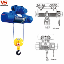 1/2 ton 2 Ton 6 M small electric wire rope hoist with cheap price