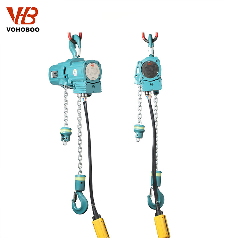 Low price 1.5 ton explosion proof lift pneumatic air hoist with large capacity