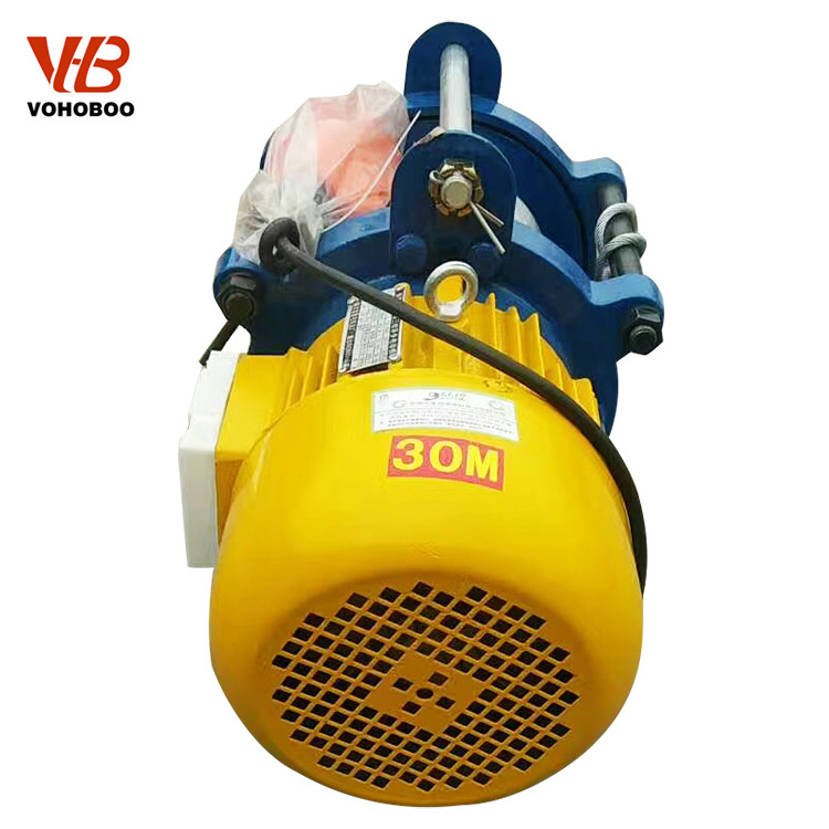 Electric KCD 300KG/800KG/1Ton/1.5Ton /2Ton wire rope crane winch three phase