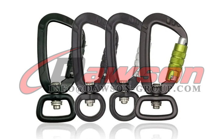 DSJ-A1305N + D مادة الألومنيوم لحلقة تسلق دوارة مخصصة على شكل D، حلقة تسلق دوارة من سبيكة 5Kn - Dawson Group Ltd. - الصين المورد والمصنع