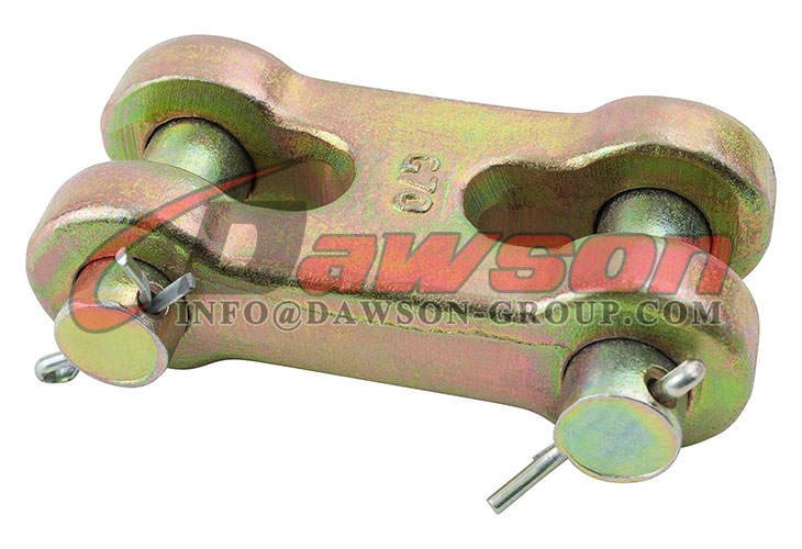 Eslab&oacute;n de horquilla doble, Eslab&oacute;n de reparaci&oacute;n de cadena de seguridad G70 Horquilla doble, L&iacute;mite de carga de trabajo de 11300 LBS, Remolque de eslabones de amarre para remolque de cami&oacute;n - Dawson Group Ltd. - Fabricante, proveedor de China