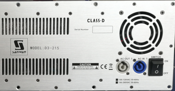 Amplificador de placa D3-215