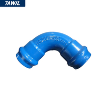 DI ductile iron UPVC PVC pipe fitting 90 degree elbow