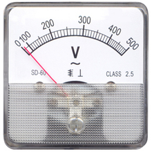 Voltímetro de CA móvil del instrumento de la bobina SD60