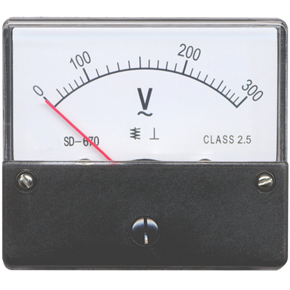 Voltímetro de CA móvil de los instrumentos del hierro SD670