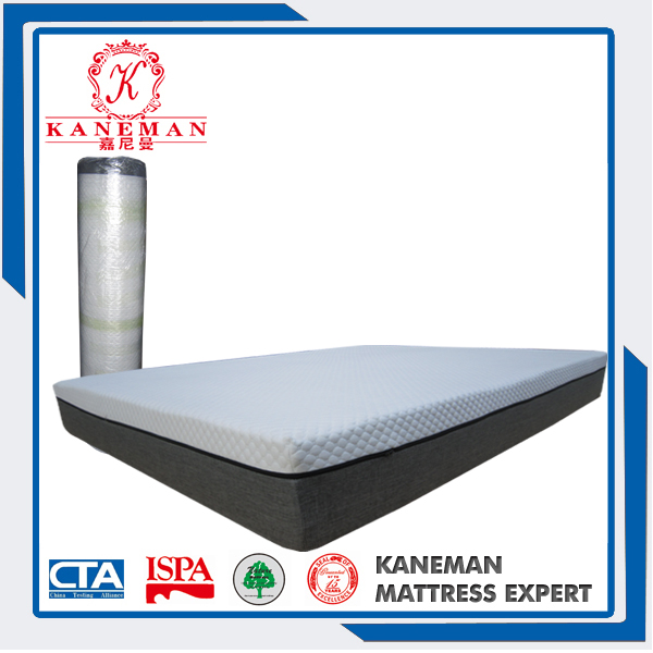 8 Inches Roll Packing Memory Foam Mattress with Box