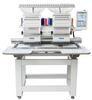 BR-1502 2 Heads 15 Needles Computerized Flat Embroidery Machine , Cap Embroidery Machine