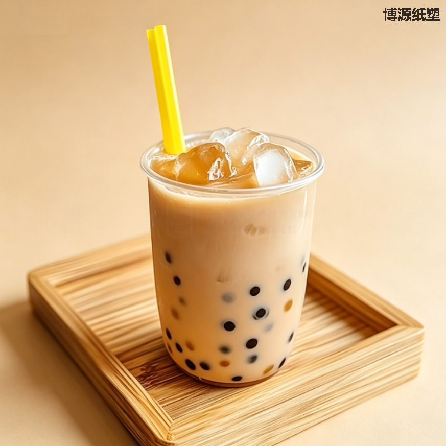 Compostable PLA Drinking Straws, Disposable Plant Based PLA Straight Straw for Bubble Tea