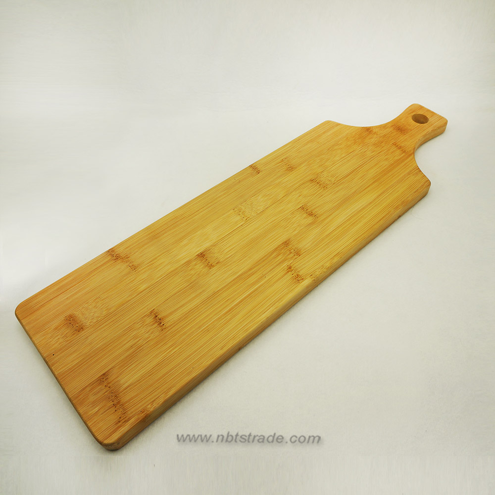 Bamboo 15 Inches Long Serving Board with Handle