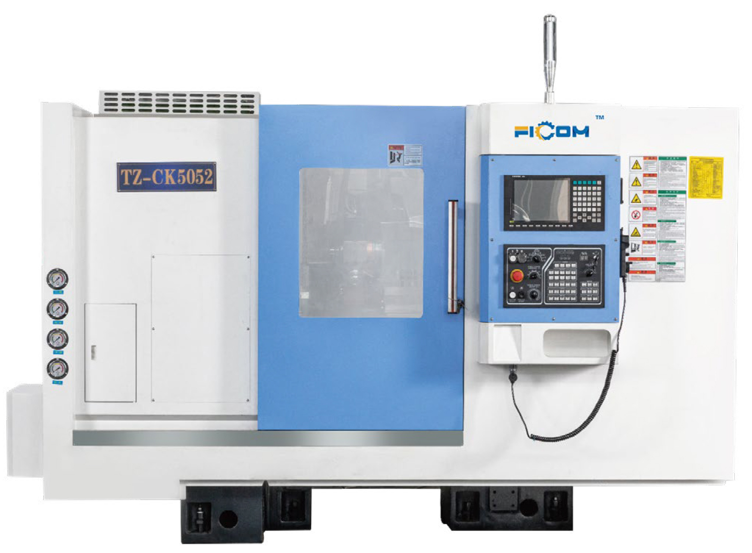 CNC Lathe with Inclined Bed