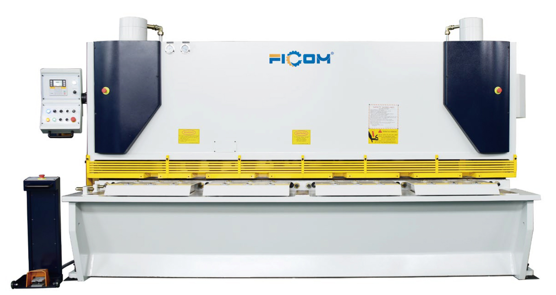 CNC-Hydraulic-Guillotine-Shear-High-Precision-Metal-Cutting-Machine
