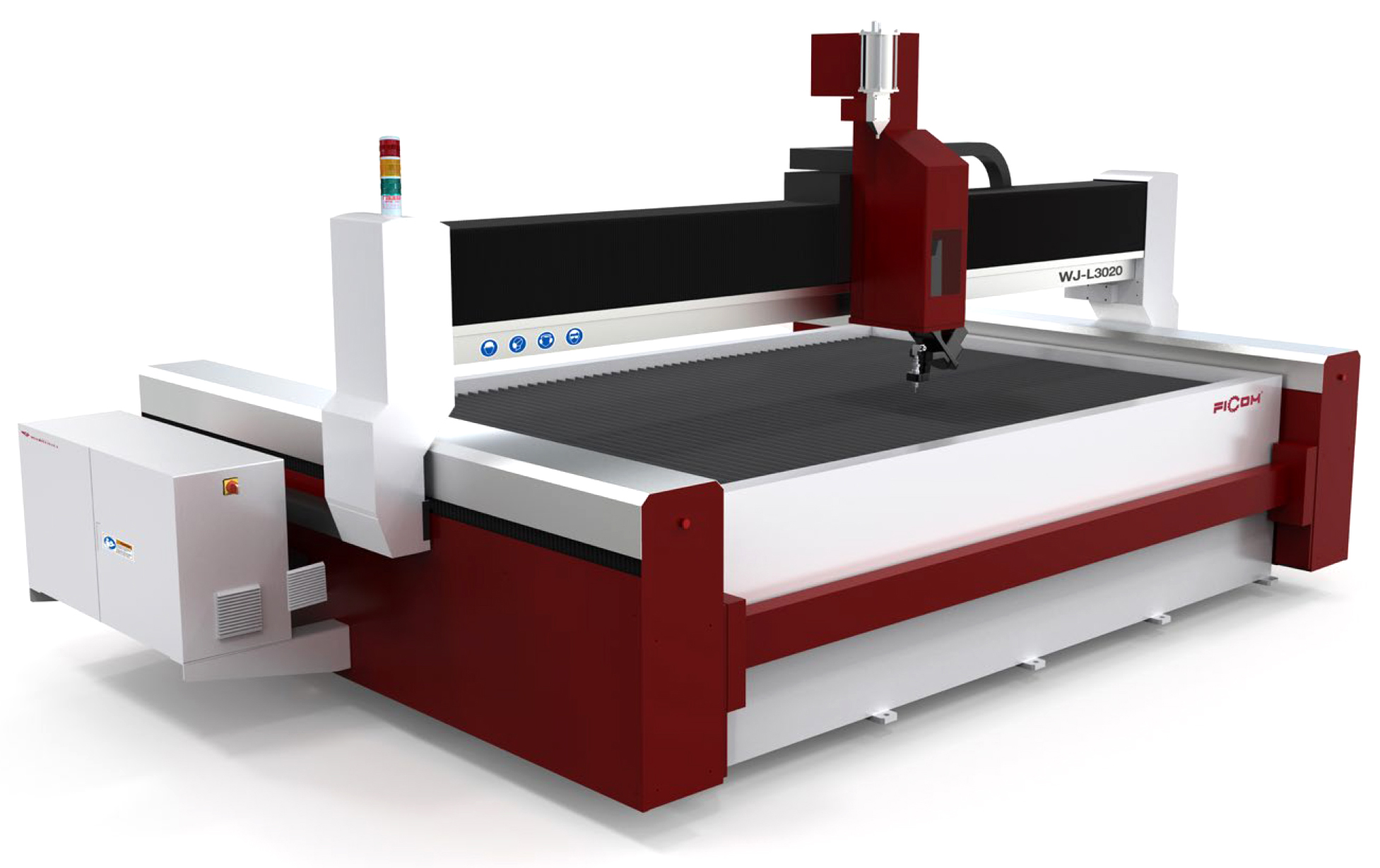 SPLIT Gantry Type-L Series CNC Water-Jet Cutting Machine – Large-Format Precision for Shipbuilding