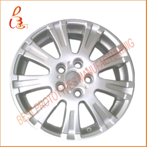 After-treatment with natural anodized automotive prototypes 