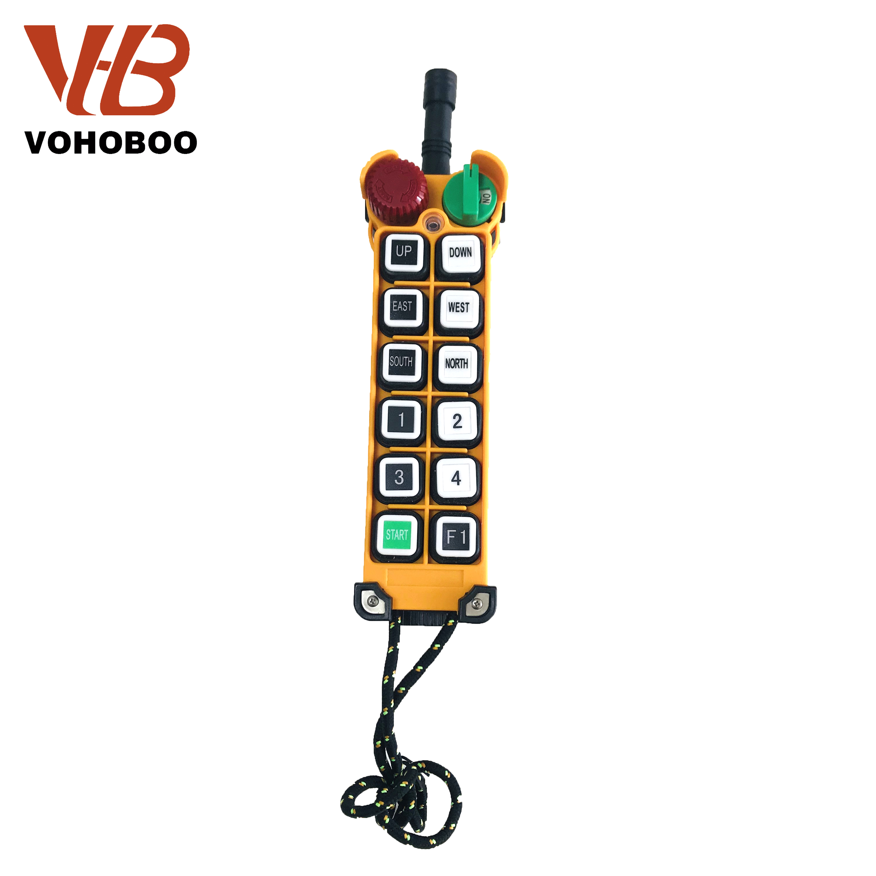 VOHOBOO Brand Customized F24 - 12D Telecrane Remote Control Wireless Radio Controller For Factory