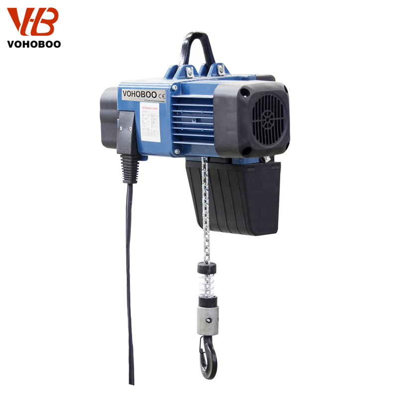 Safest Lifting European Standard 1Ton 5Ton HH Electric Chain Hoists With Inverter Remote Control