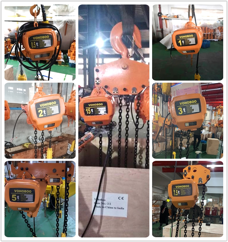 Rain cover electric chain hoist HHBB type 125kg 250kg 500kg 1ton 2ton 3ton 6ton to 30ton for lifting