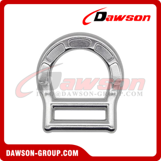 DSJ-A3002 Anillo en D doblado de aluminio, Arneses de seguridad de aluminio de 45 mm Anillo en D