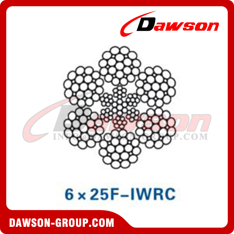 حبل أسلاك الفولاذ (6×19S-IWRC)(6×21S-IWRC)(6×25F-IWRC)(6×26WS-IWRC)، حبل أسلاك حقول النفط، حبل أسلاك الفولاذ لحقول النفط