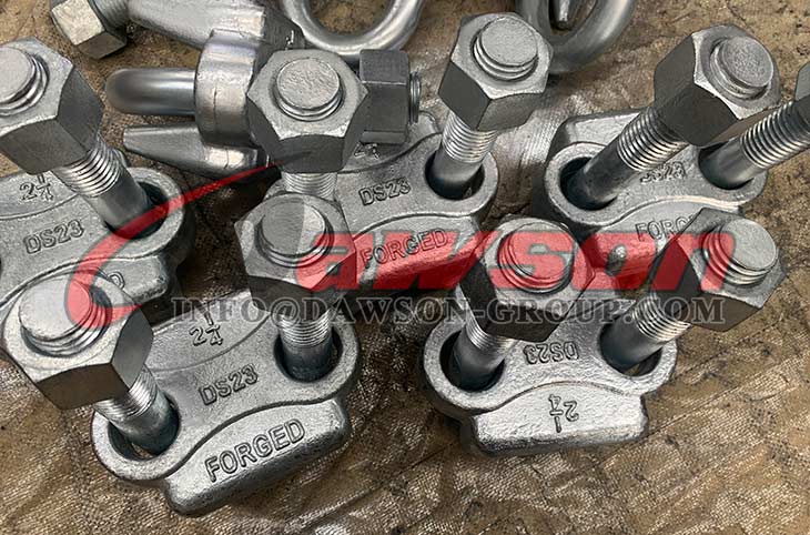 Clips de cable de alambre de alta resistencia forjados tipo americano tipo EE. UU. DG450 EN 13411-5 tipo B - Dawson Group Ltd. - Fabricante, f&aacute;brica de China