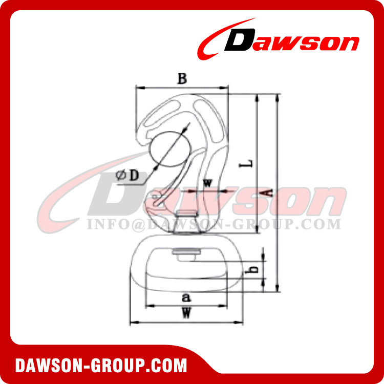 DSJ-A1350U+A حلقة تسلق دوارة من الألومنيوم للتخييم لصيد الأسماك والمشي لمسافات طويلة والسفر، 3 كيلو نيوتن حلقة تسلق دوارة لمقود الكلاب