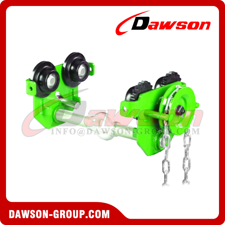 DS-SHL Carro de cadena manual 500 kg 1000 kg 2000 kg 3000 kg 5000 kg, abrazaderas de carro de 0,5 T - 5 T