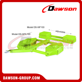 Тандемная тележка серии DS-WF100+DS-WTL100 для тяжелых грузов, тандемная тележка, транспортные тележки