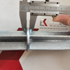 Conector galvanizado de acero para andamios