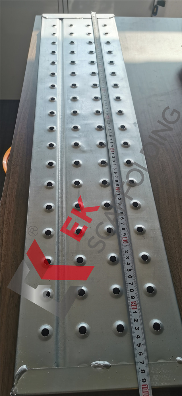 Tablero de acero andamio pre-galvanizado de la fábrica china BS12811 Tablero de metal