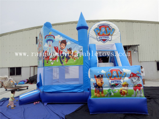 RB3058（ 5x5m ）Inflatables Paw Patrol Combo Castle With Slide