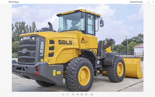 L035HW2215A29E0 SDLG L935H Wheel Loader with 105KW Engine WP6G140E22